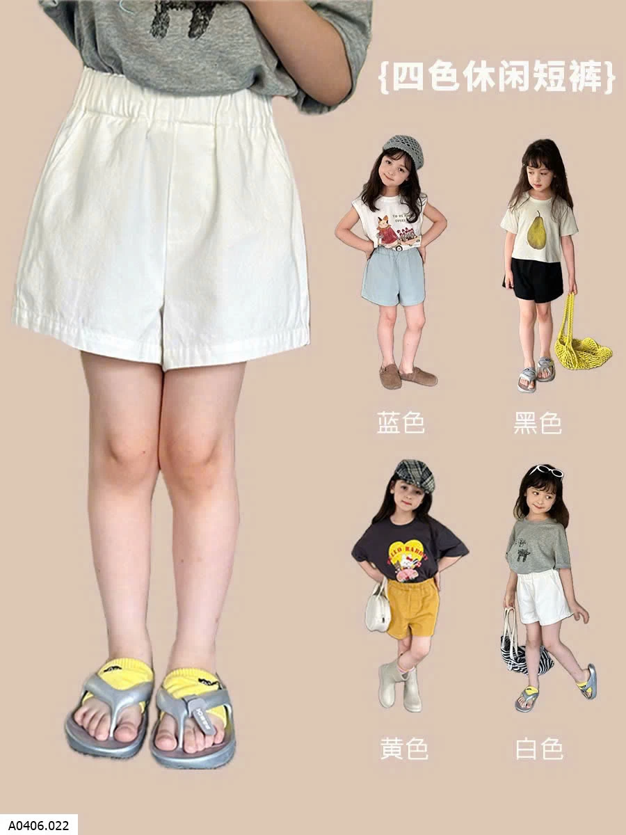 QUẦN SHORT ĐÙI BG    Sỉ sz 90-150/ sz 160 / sz 170/ : 96k/ 110k/ 118k