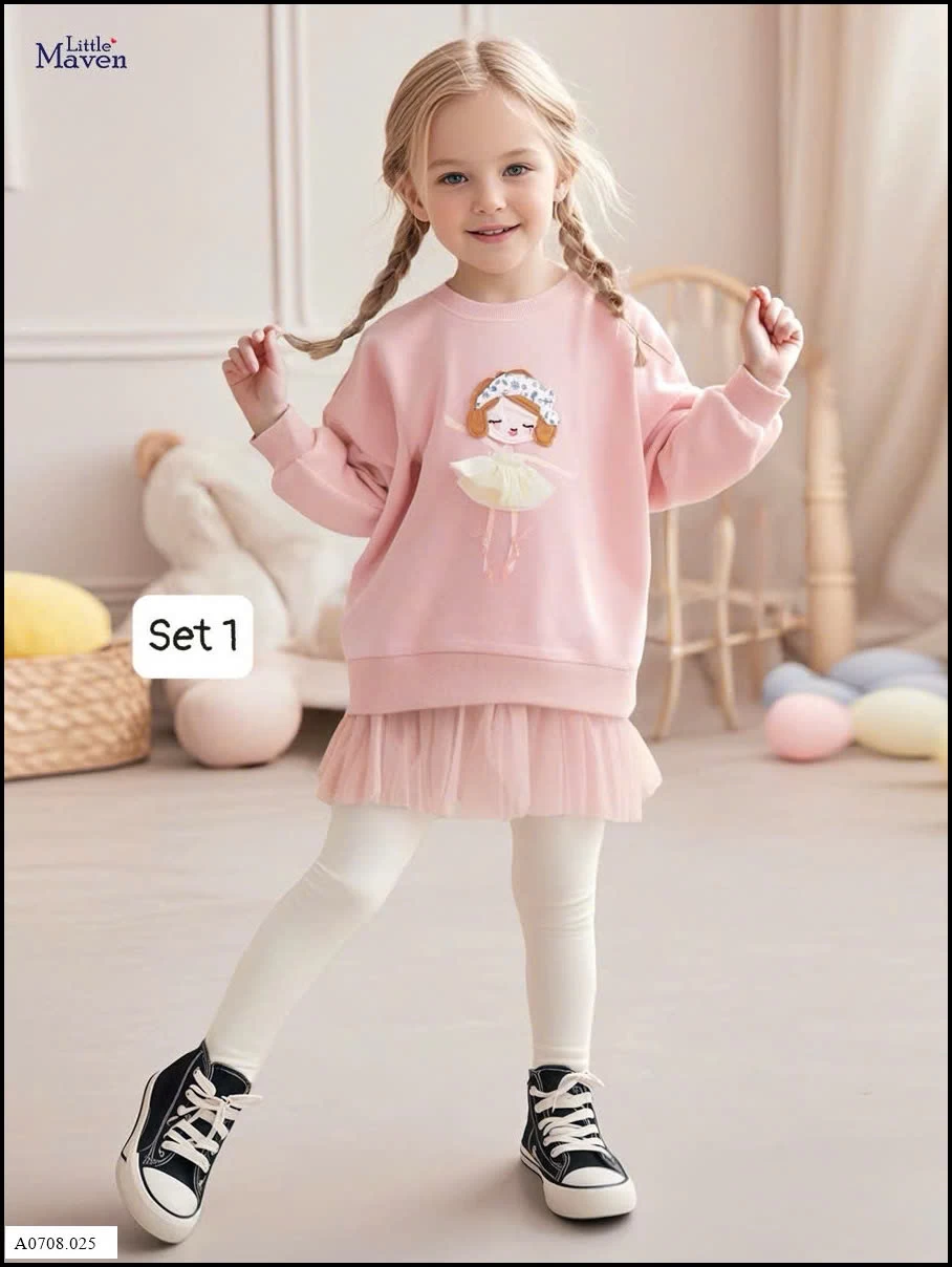Set Litle maven bg  Giá sỉ Set 1-2: 145k  Set 3: 155k 