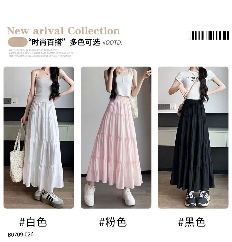 CHÂN VÁY DÁNG DÀI CHO NỮ   Giá sỉ 115k