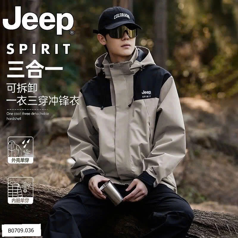 ÁO KHOÁC GIÓ JEEP NAM NỮ  Giá sỉ 187k 