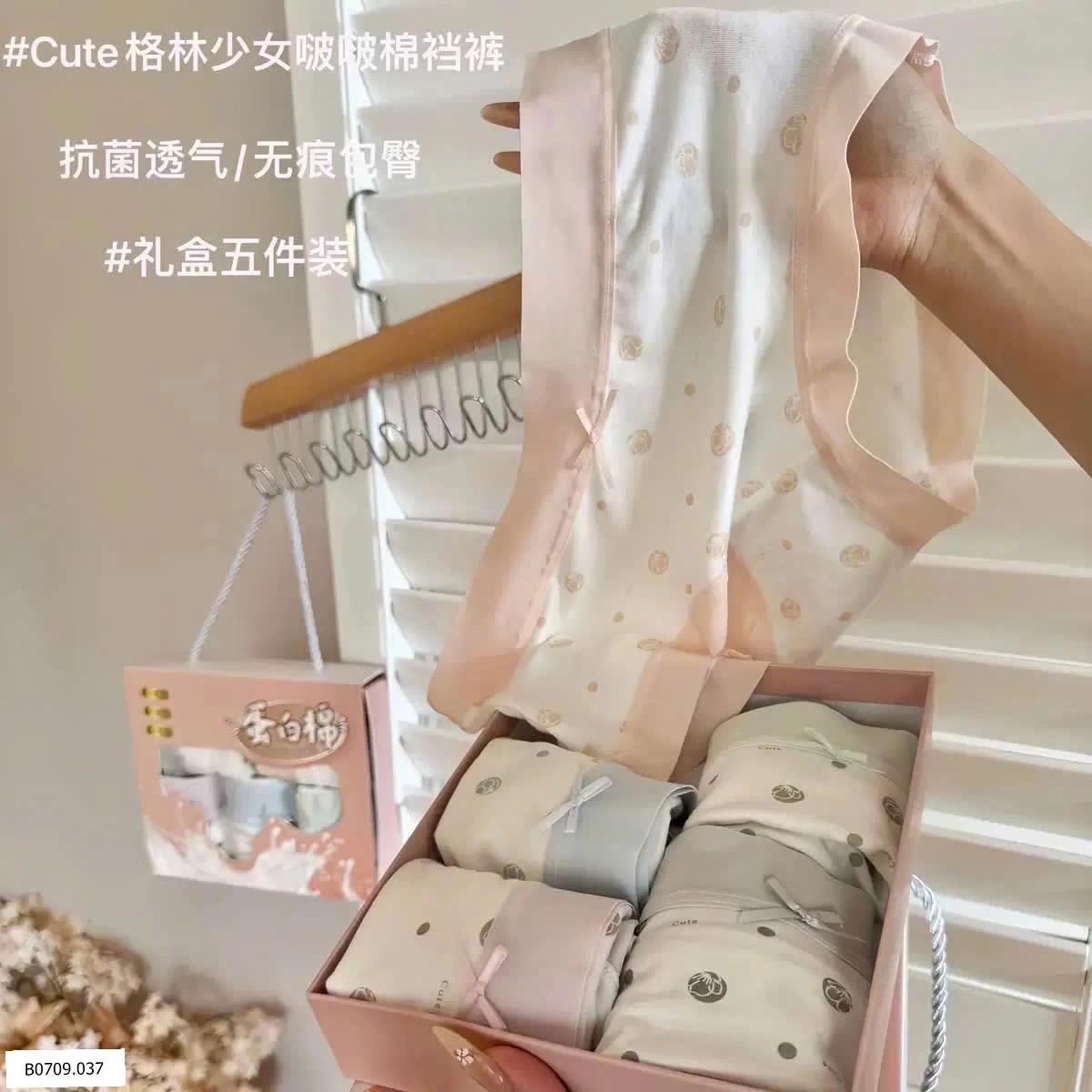 SET HỘP 5 QUẦN CHIP NỮ  Giá sỉ 89k 
