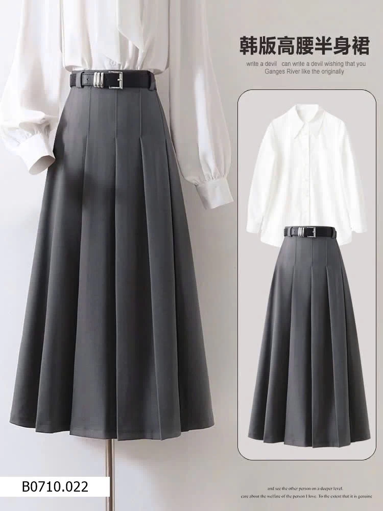 Chân váy dáng cạp cao  Giá sỉ 155k