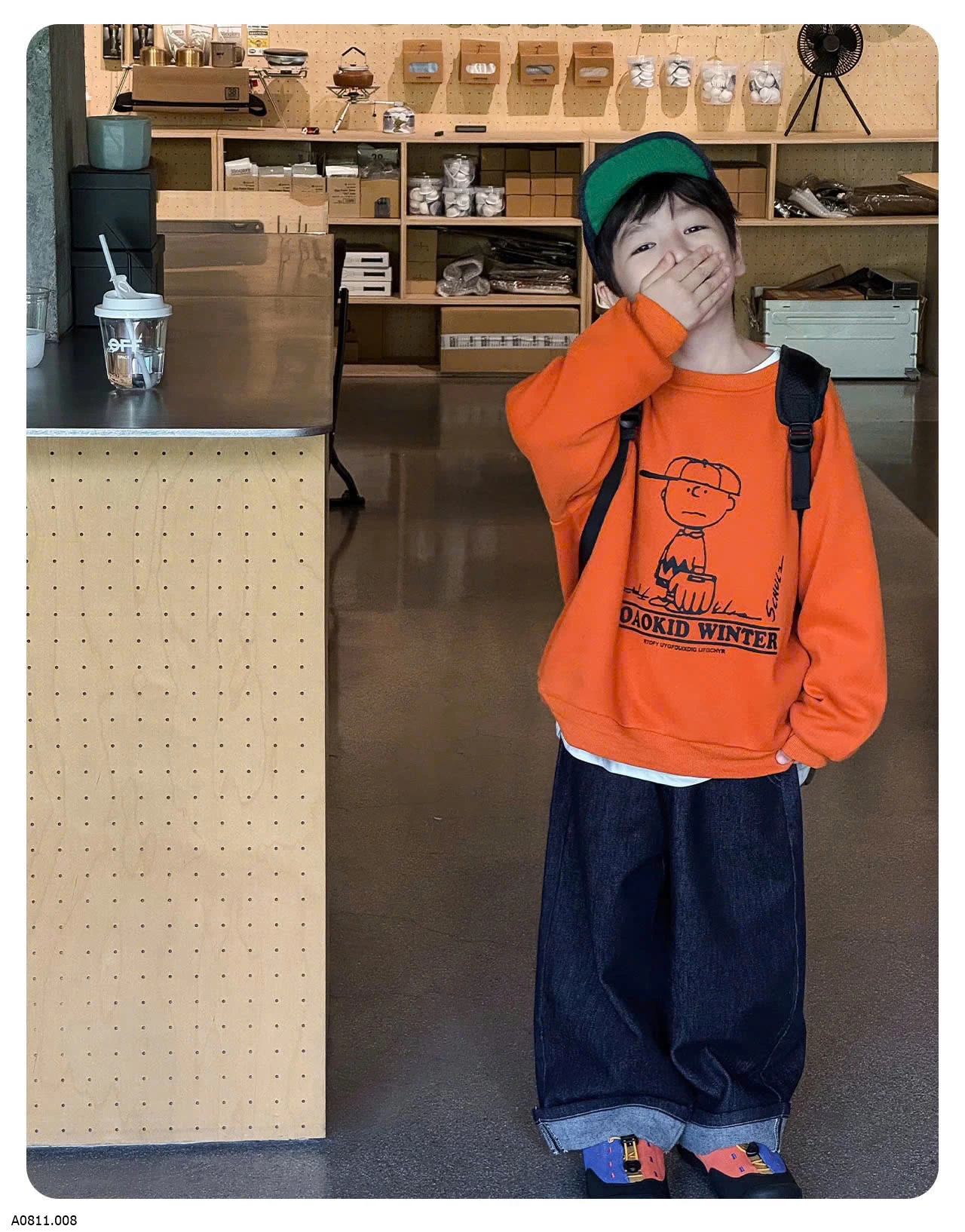 ÁO NỈ ONEDOG TONE MÀU NEON AOAOKIDS  Giá sỉ 155k