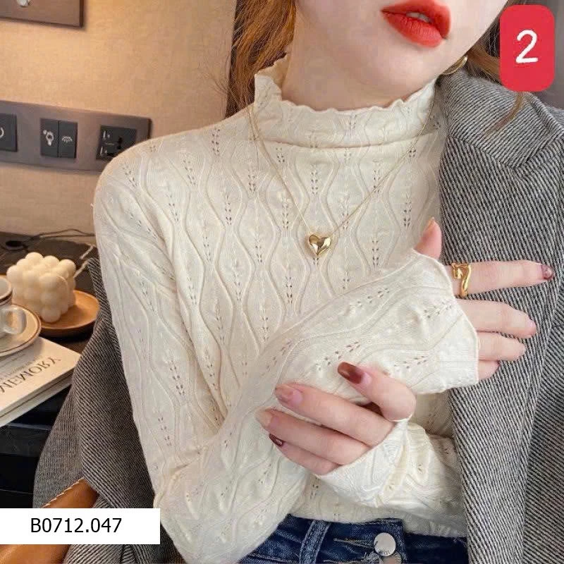 Áo len cổ bèo Giá sỉ 80k