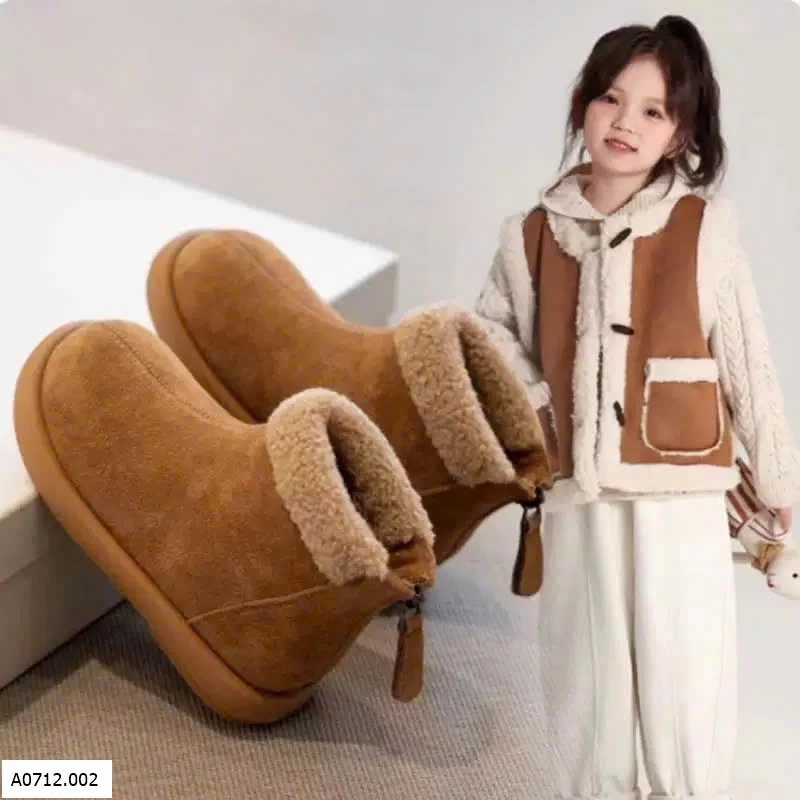 GIÀY BOOT CỔ LÔNG BG   Giá sỉ 140k