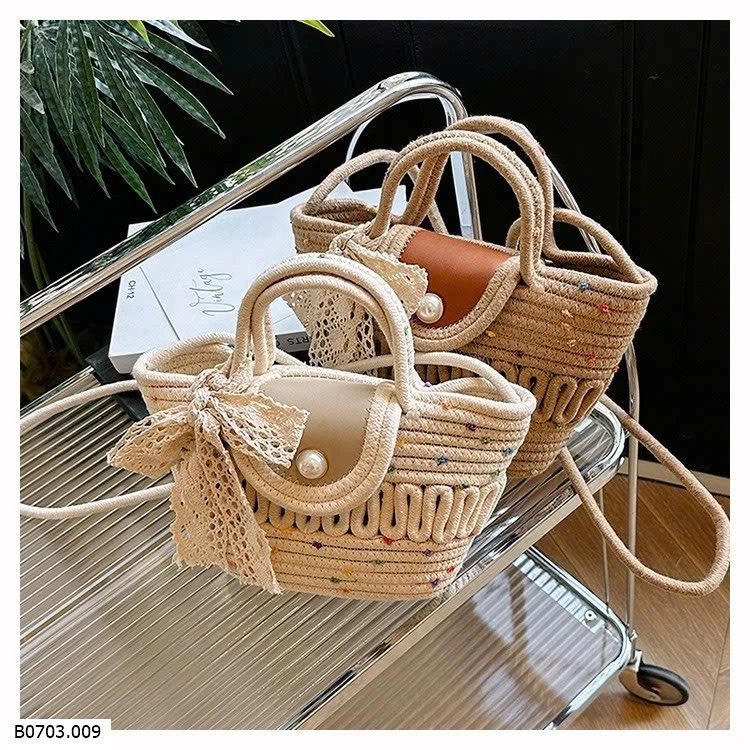 TÚI XÁCH ĐI BIỂN CHO NỮ   Sỉ  giá  m1-2: 80k  m3-4 (có dây buộc ren): 85k