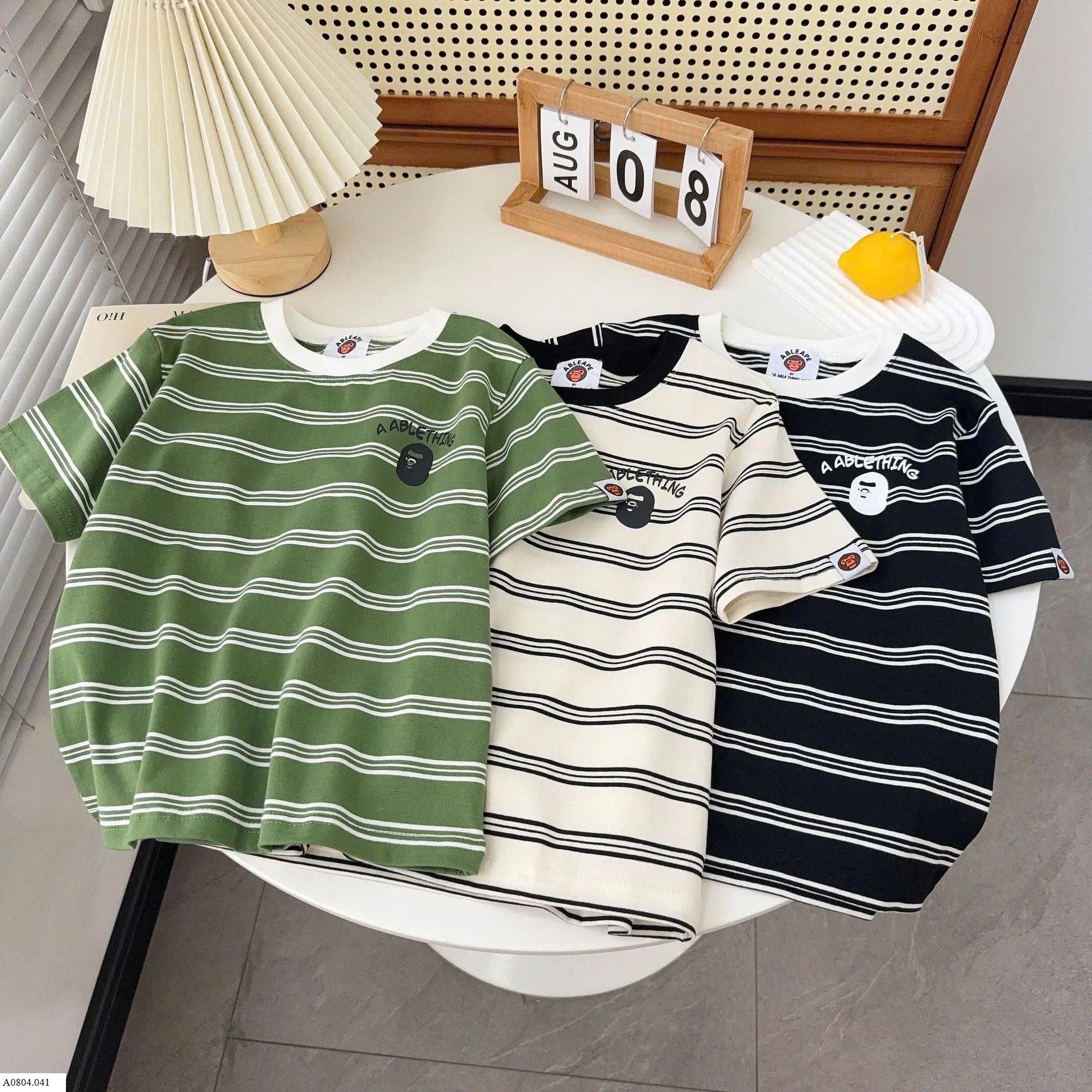 ÁO PHÔNG KẺ CHO BÉ TRAI  Sỉ 120k