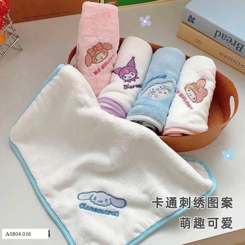 Set 5 khăn mặt #Kuromi Sỉ 55k/ 1 sét 5 khăn