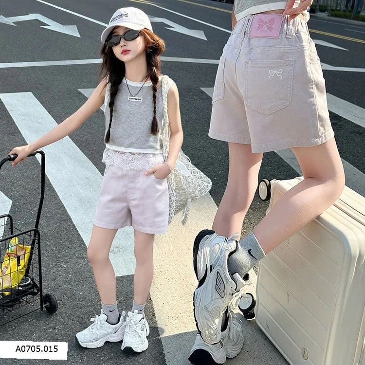 QUẦN SHORT BÉ GÁI Sỉ 115k