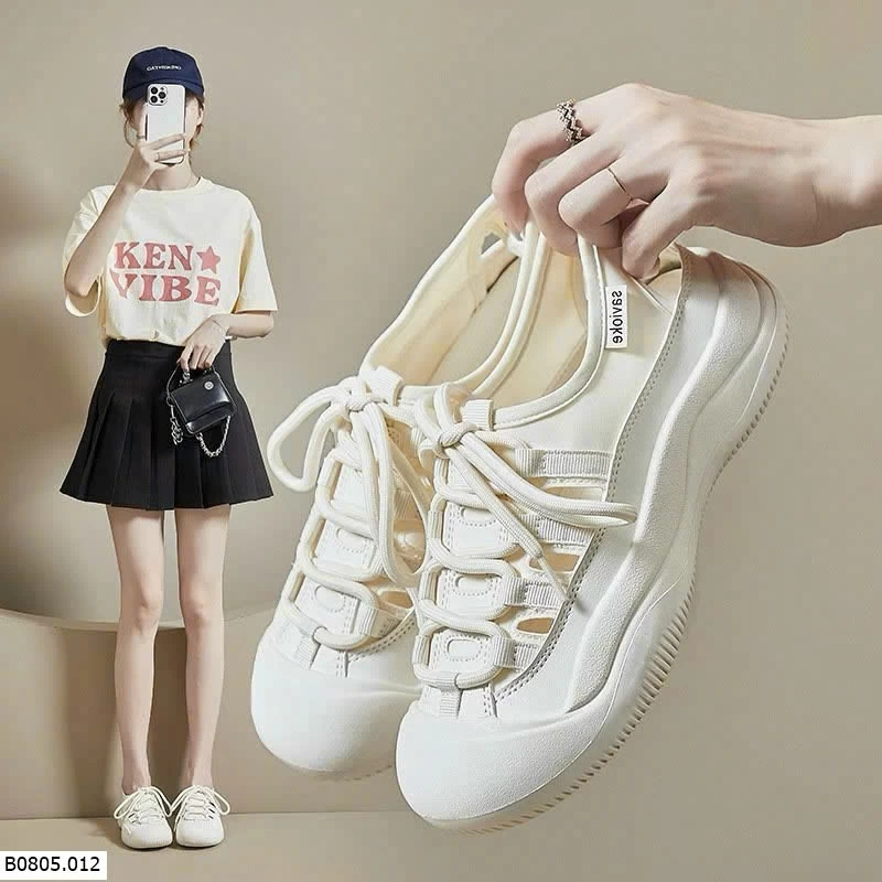 GIÀY SANDAL LỖ THOÁNG KHÍ 2 MÀU Sỉ 147k  