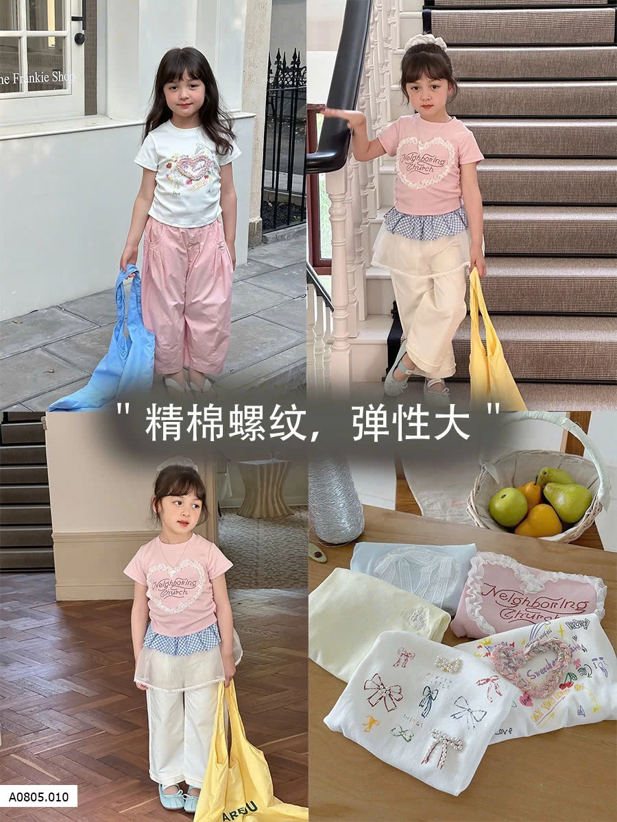 ÁO THUN TRÁI TIM CHIẾT EO Sỉ 93k/1 chiec