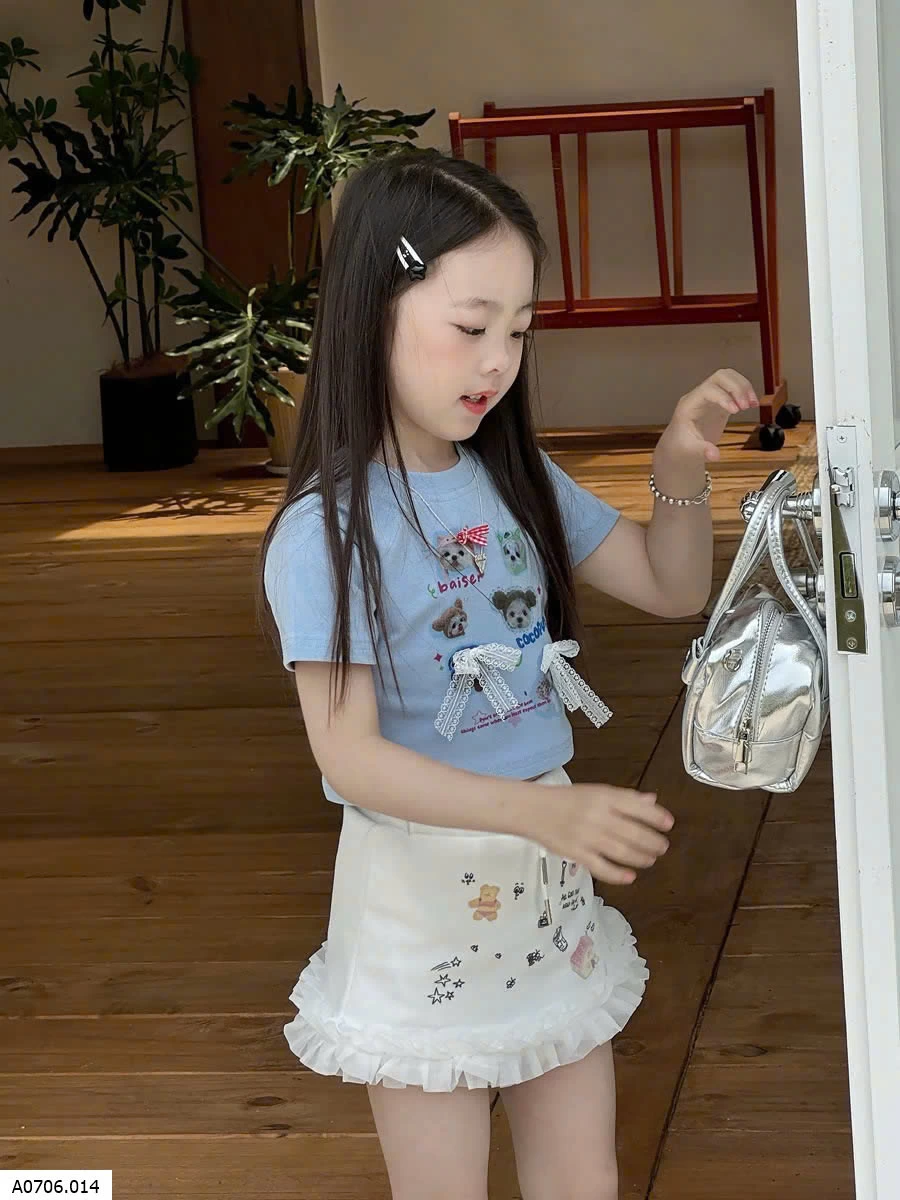 ÁO CRT MIX CV  PHỐI REN BG  Sỉ giá  áo: 106k cv: 125k
