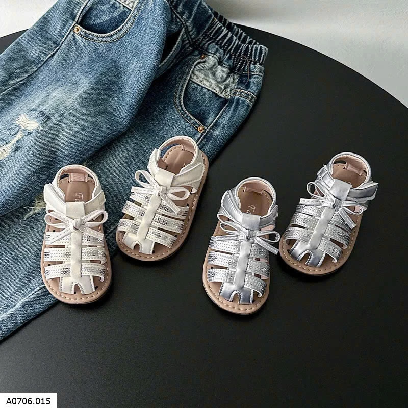 SANDAL RỌ GẮN NƠ BÉ GÁI   Sỉ 139k