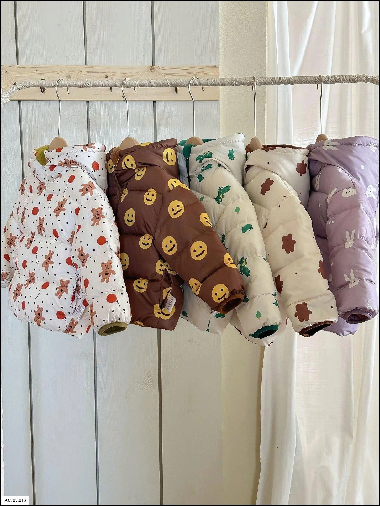  ÁO PHAO HỌA TIẾT 2 MẶT   Sỉ giá 163k