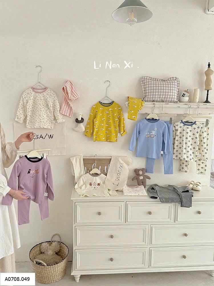 BỘ DÀI TAY THU ĐÔNG CHO BÉ   Sỉ 125k