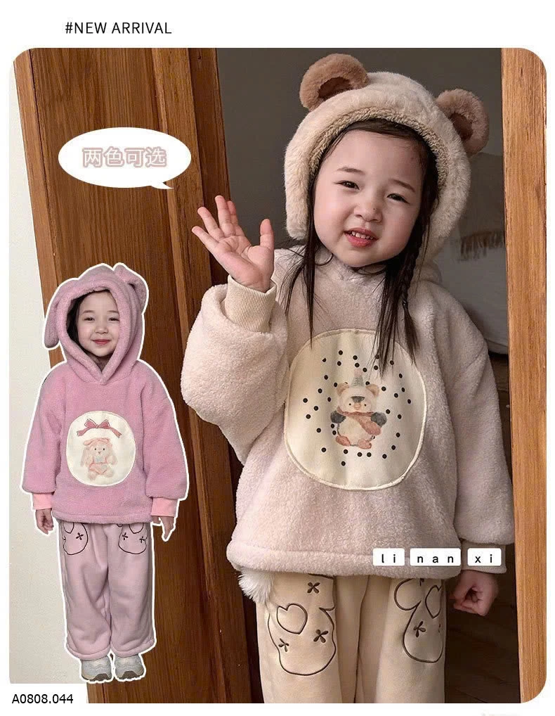 ÁO LEN LÔNG HOẠT HÌNH BG   Sỉ 218k 