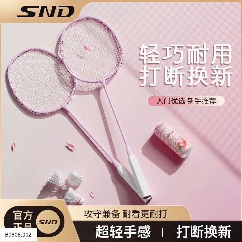 Bộ vợt cầu lông SND chính hãng   Sỉ 116k/1 set như ảnh