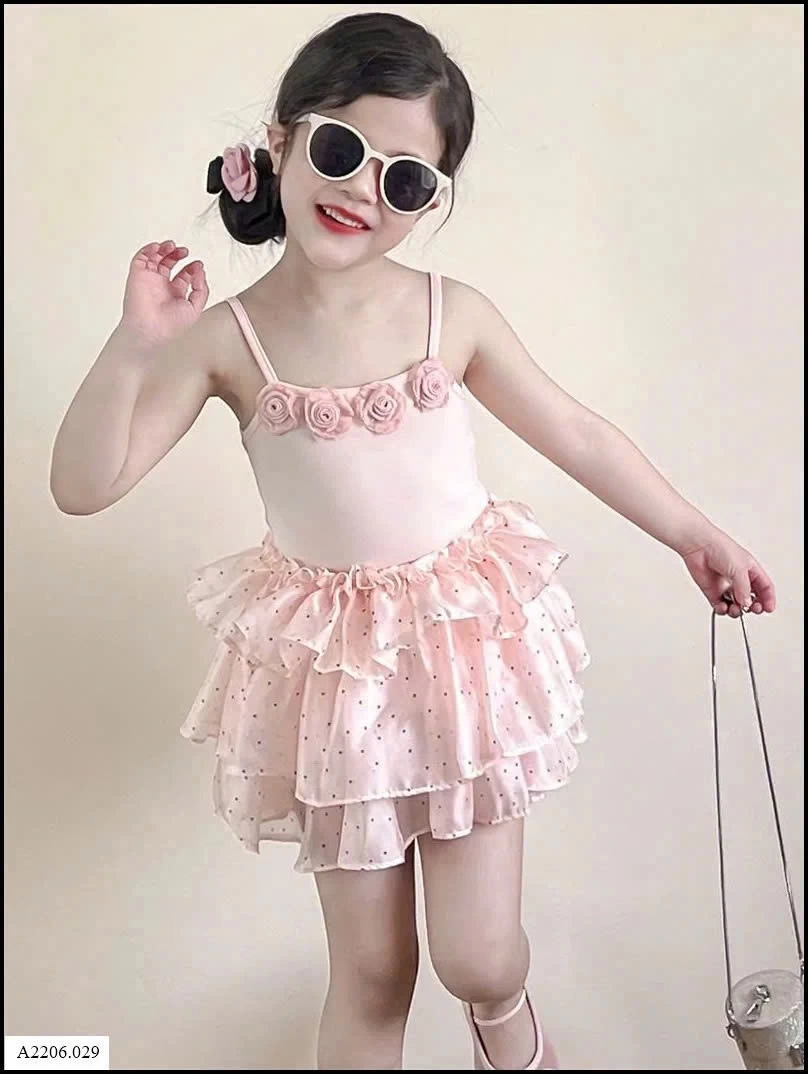  ÁO 2 DÂY BÉ GÁI ( KHÔNG KÈM CHÂN VÁY ) SỈ 80K 
