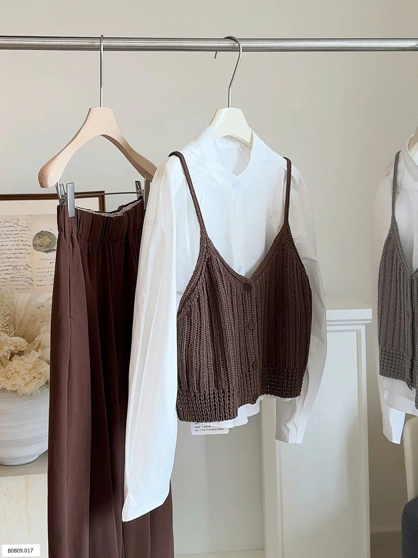 ÁO SƠ MI 2 MẢNH CỔ TÀU ANNA  Giá sỉ 188k