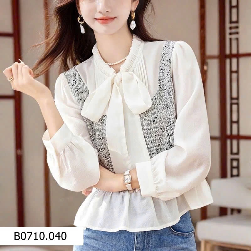 SƠ MI PHỐI PC TIỂU THƯ LACHAPELLE  Giá sỉ 325k