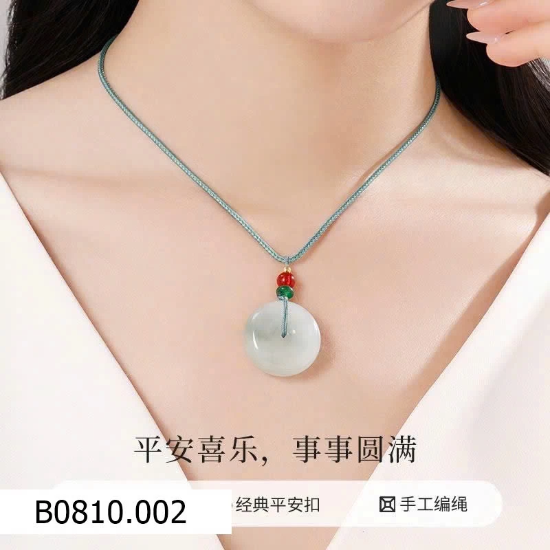 Dây chuyền mặt Ngọc thạch anh bình an  Giá sỉ 80k