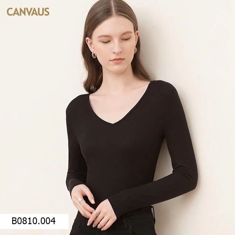 Áo cổ chữ V CANVAUS   Giá sỉ 140k