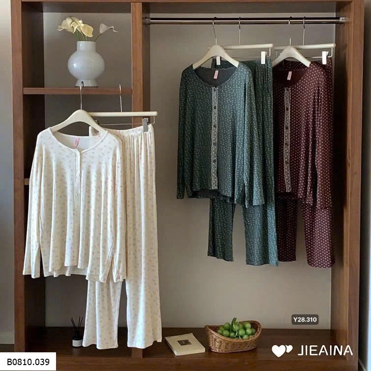 BỘ NGỦ HOA NHÍ CHO NỮ   Giá sỉ 260k