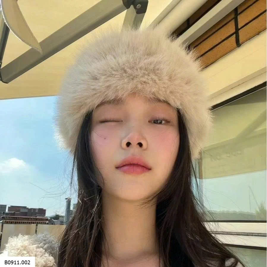 MŨ LÔNG HÀN QUỐC   Giá sỉ 60k