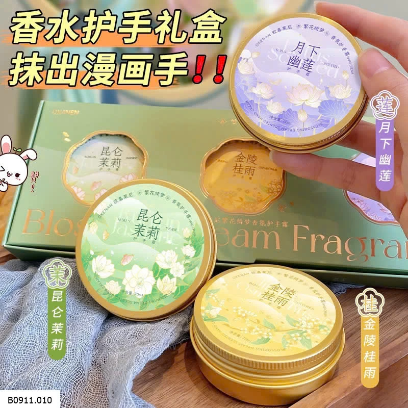 SET KEM DƯỠNG DA TAY HOA NHÀI  Giá sỉ 78k/s