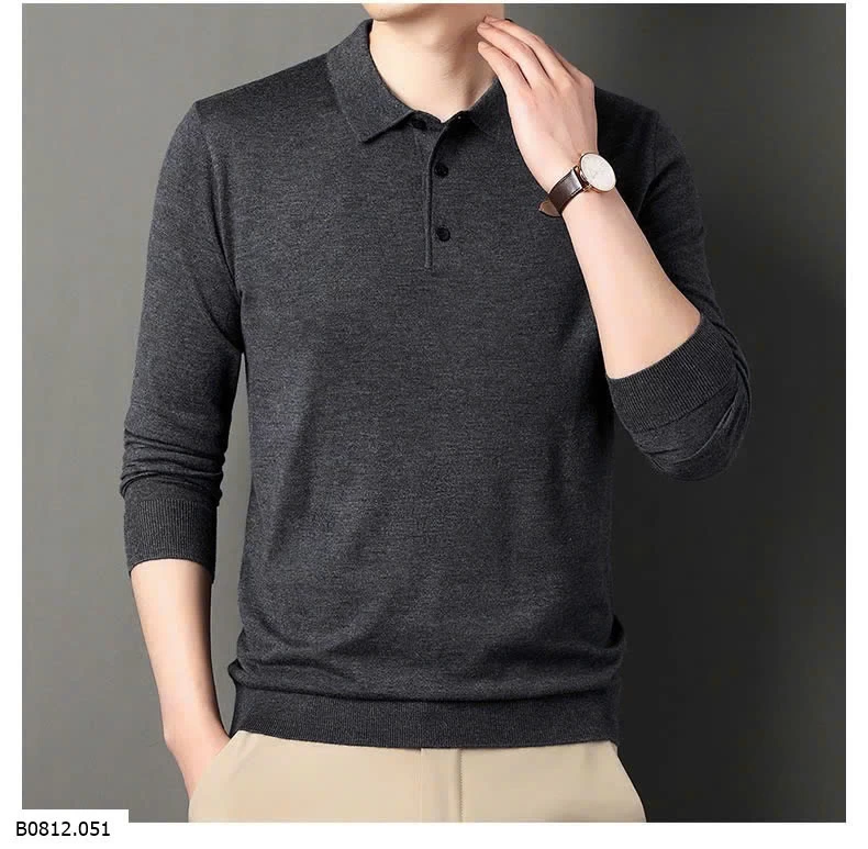 ÁO LEN CỔ SƠ MI THANH LỊCH  Giá sỉ 200k