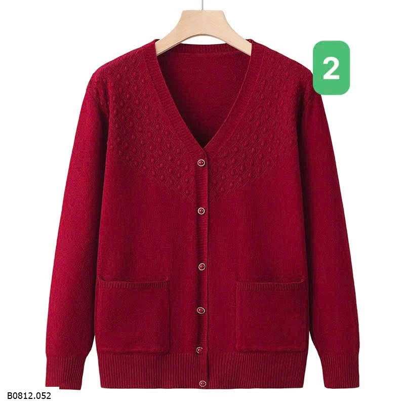 ÁO CARDIGAN TRUNG NIÊN  Giá sỉ 165ka