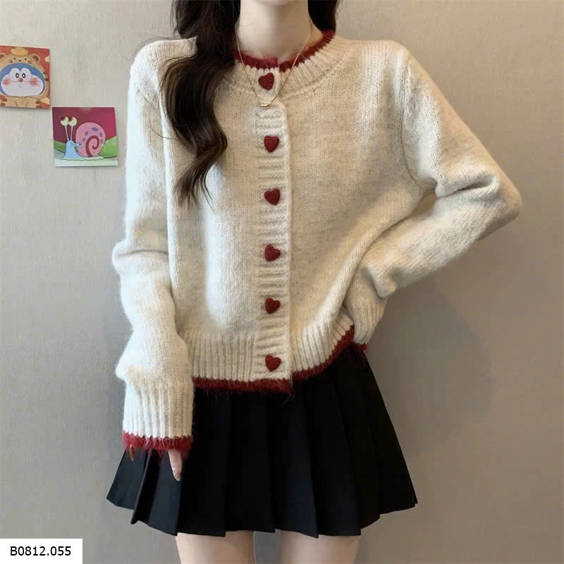 ÁO LEN CÚC TRÁI TIM  Giá sỉ 170k