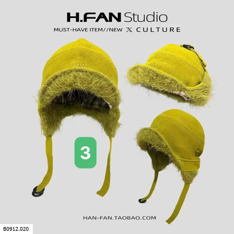 MŨ LÔNG PHI CÔNG MÙA ĐÔNG SIÊU ẤM   Giá sỉ 104k