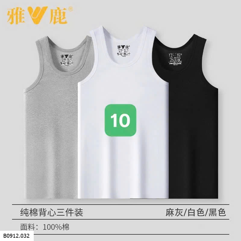 SET 3 ÁO BA LỖ NAM    Giá sỉ 145k