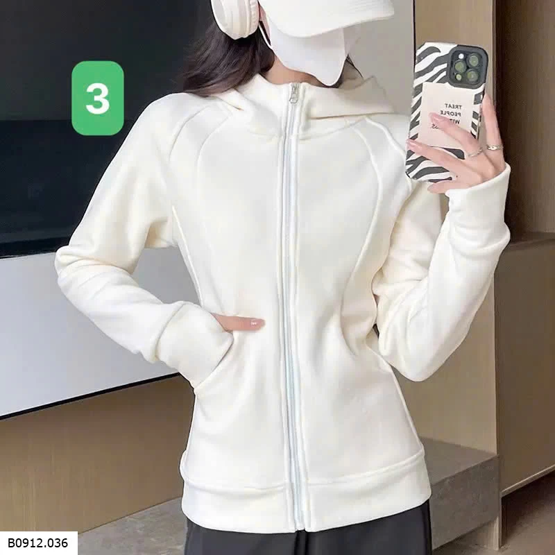 KHOÁC NỈ NHUNG LIỀN MŨ SIÊU ẤM  Giá sỉ 185ka