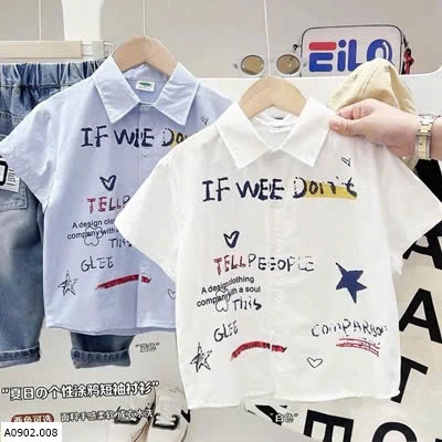 ÁO SƠ MI CHỮ CỘC TAY BT HÃNG KACADY   Sỉ 103k