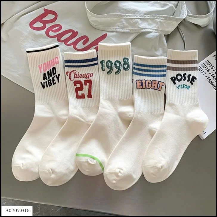 SET 5 ĐÔI TẤT CHO NỮ Sỉ giá 70k