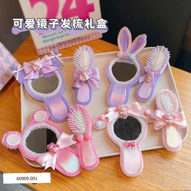SET LƯỢC KÈM GƯƠNG CHO BÉ   Giá sỉ 85k/set