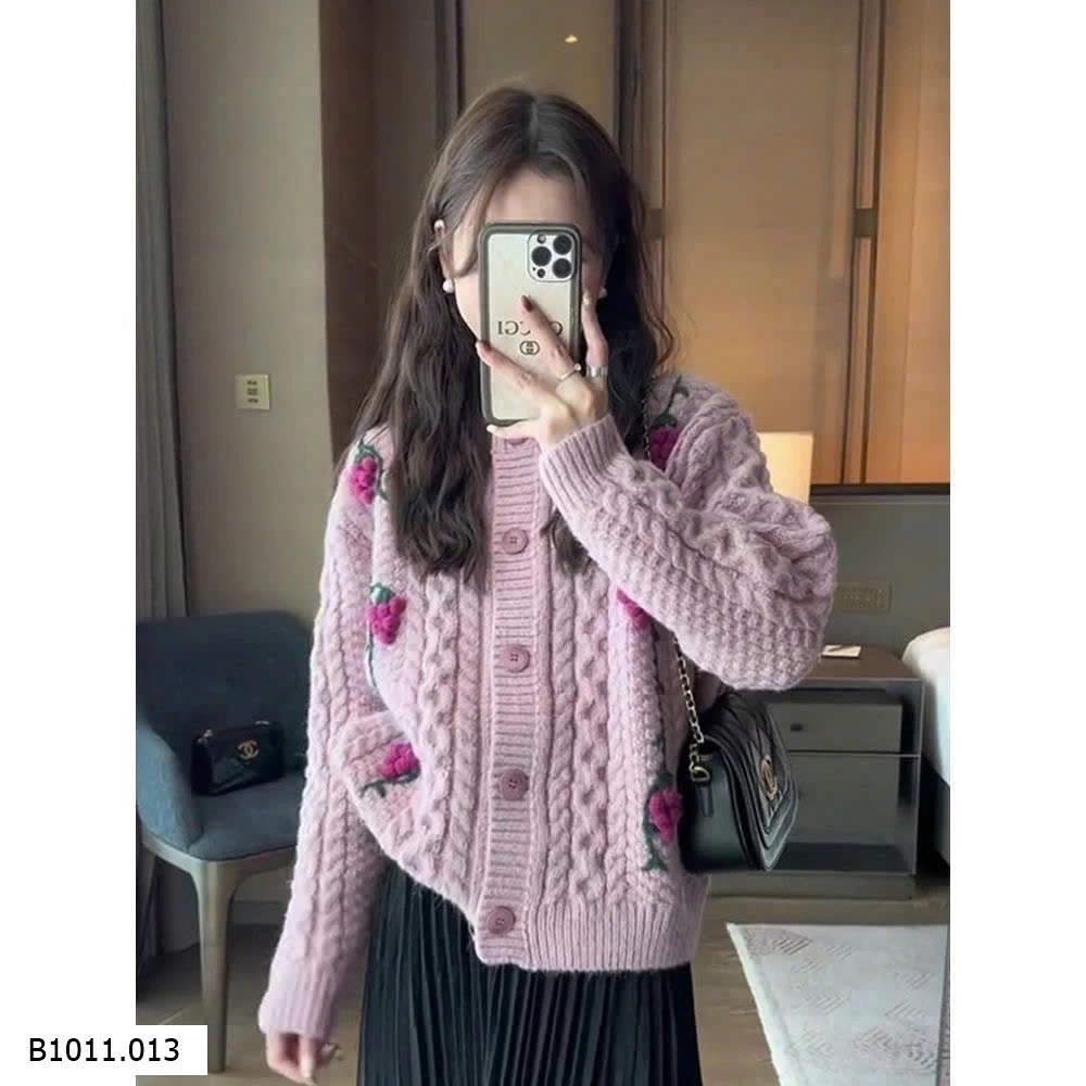 ÁO LEN HOA SIM   Giá sỉ 155k