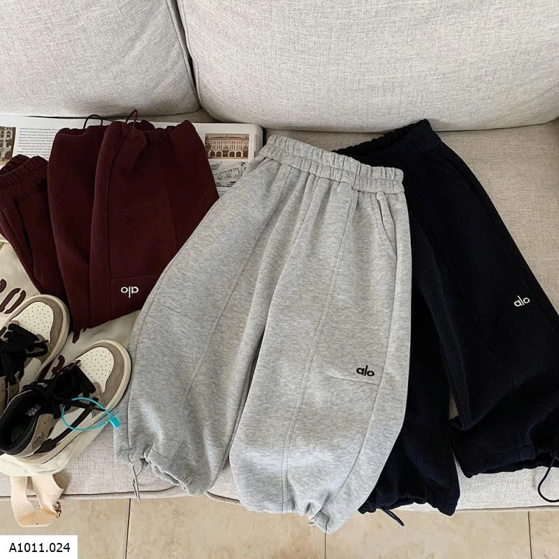 Quần nỉ Alo thu đông kiểu Hàn cho bé  Giá sỉ 122k