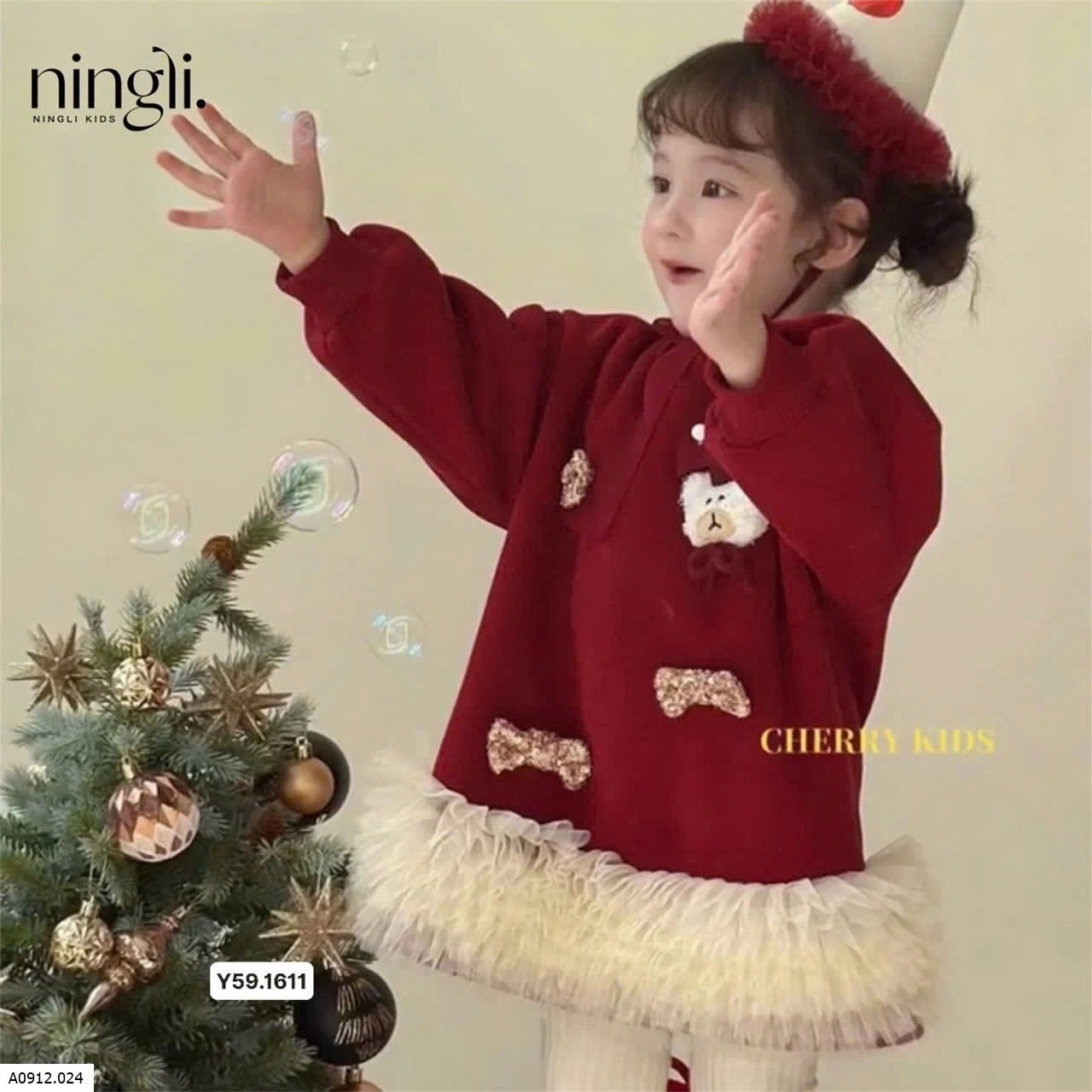 VÁY CHO BÉ HÃNG NINGLI Giá sỉ 178k