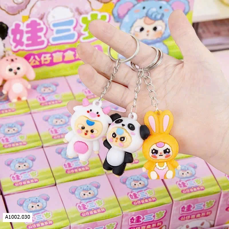 HỘP UNBOX 24 MÓC KHOÁC BABYTHREE Sỉ giá 89k/1 hộp 24 box
