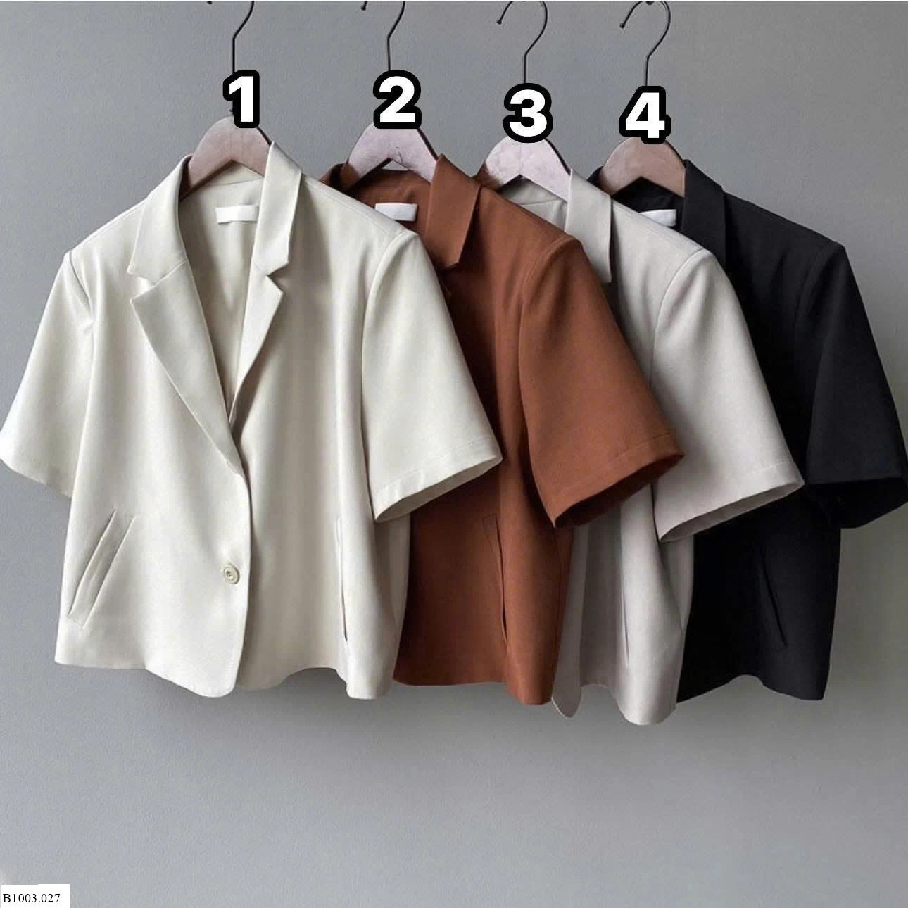 ÁO BLAZER CỘC TAY CHO NỮ     Sỉ 99k