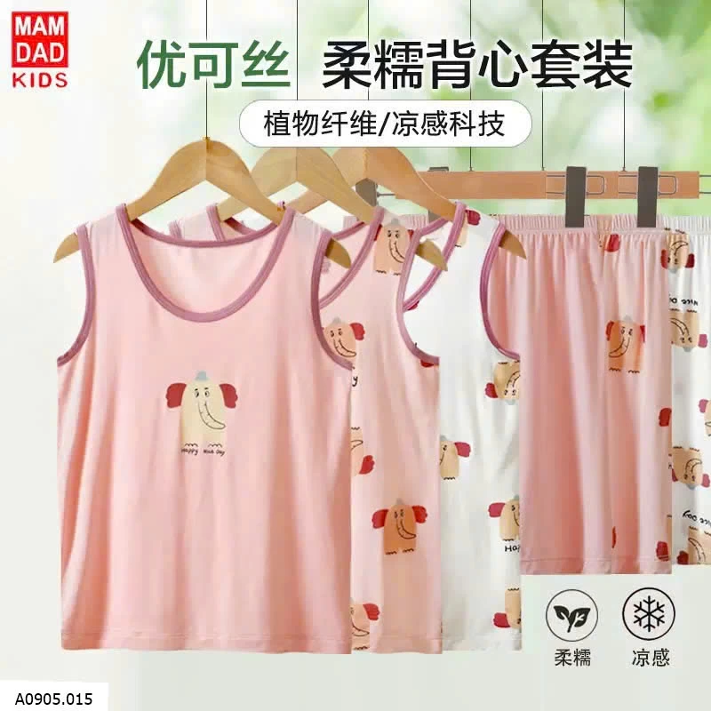 SET BA LỖ MAMDADKIDS  Sỉ Sz 100-130 #79k Sz 140-160 #90k