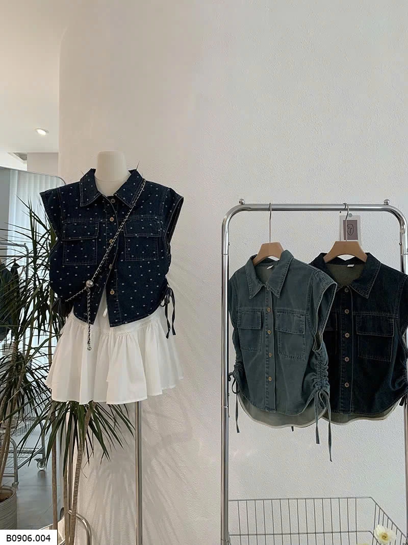 ÁO JEAN NỮ RÚT EO  freesz   Sỉ 217k