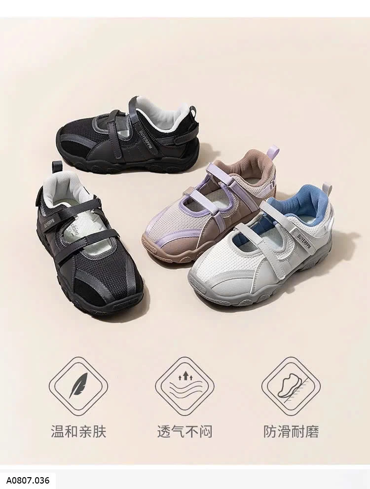 GIÀY LƯỚI THOÁNG KHÍ BG Sỉ giá sz 26-31: 181k  sz 32-37: 189k 