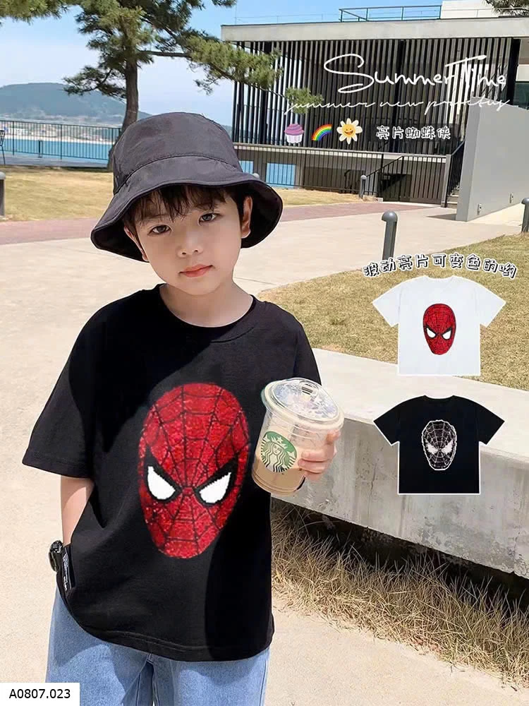 ÁO SIÊU NHÂN ĐỔI HÌNH TAY CỘC Sỉ 85k