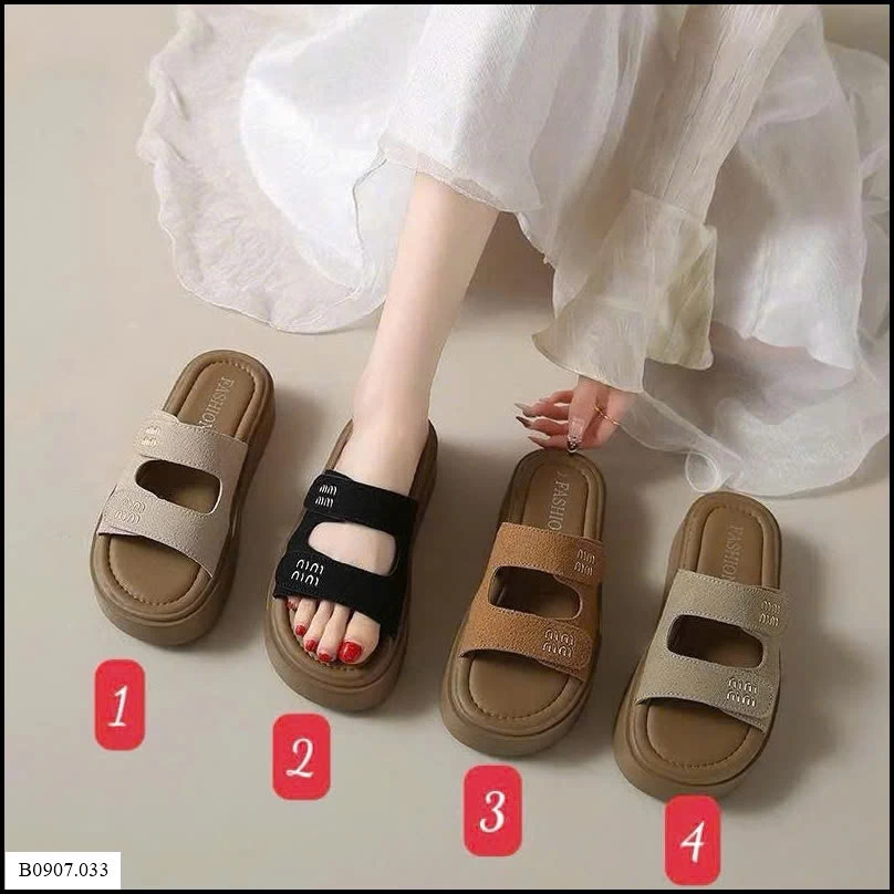  DÉP LÊ NỮ QUAI NGANG ĐẾ DÀY Sỉ giá 165k