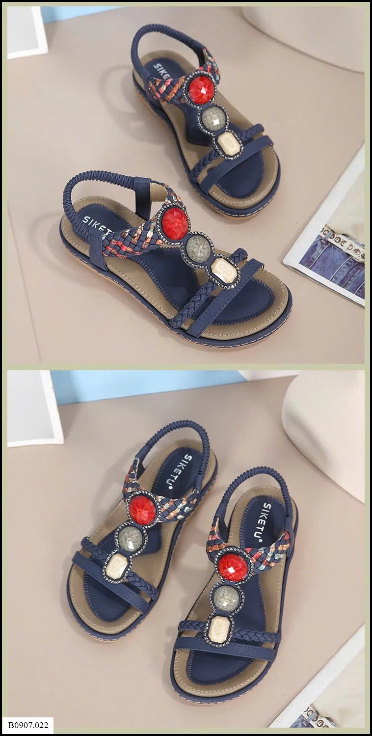 DÉP SANDAL SIKETU ĐẾ MỀM NỮ Sỉ giá 204k