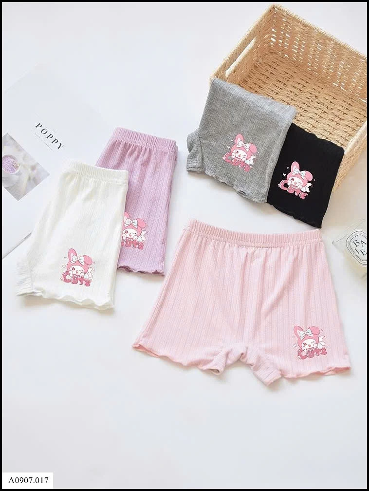  SET 4 QUẦN MẶC VÁY CHO BÉ GÁI Sỉ giá 79k/1 set 4 chiec mix màu